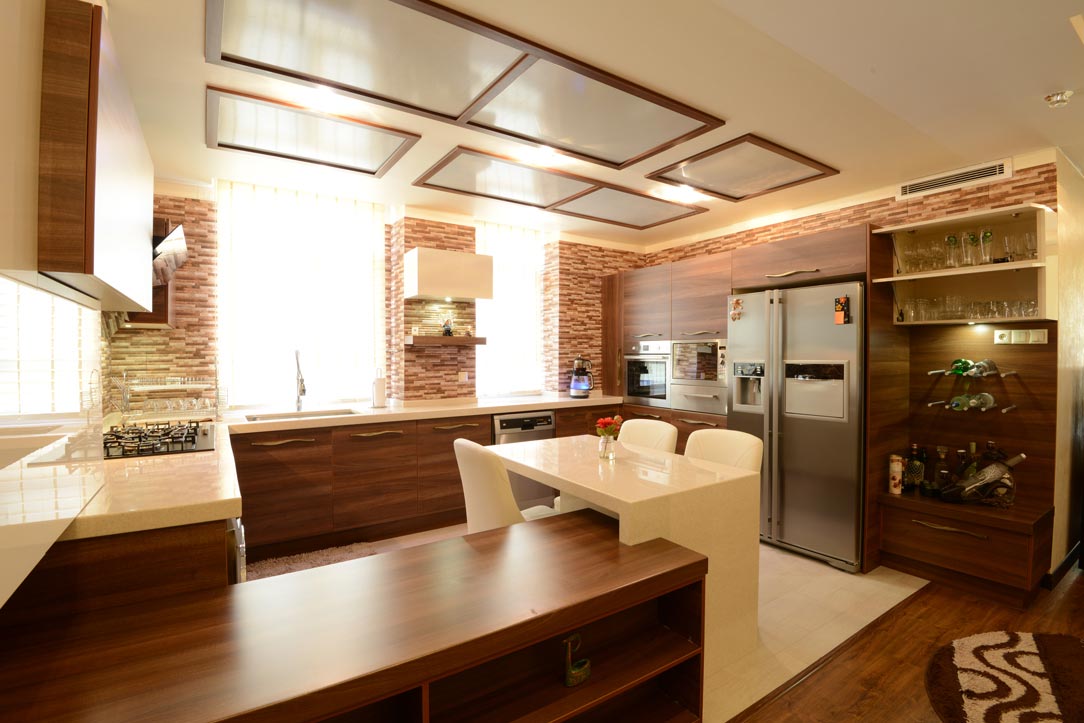 طراحی کابینت آشپزخانه دکتر بهرامی (واحد شمالی)