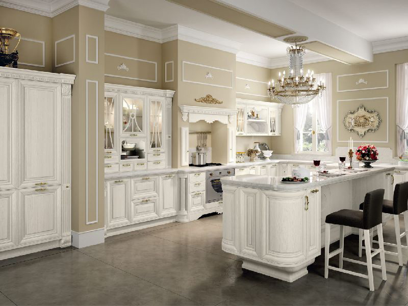 طراحی کابینت آشپزخانه‌های کلاسیک