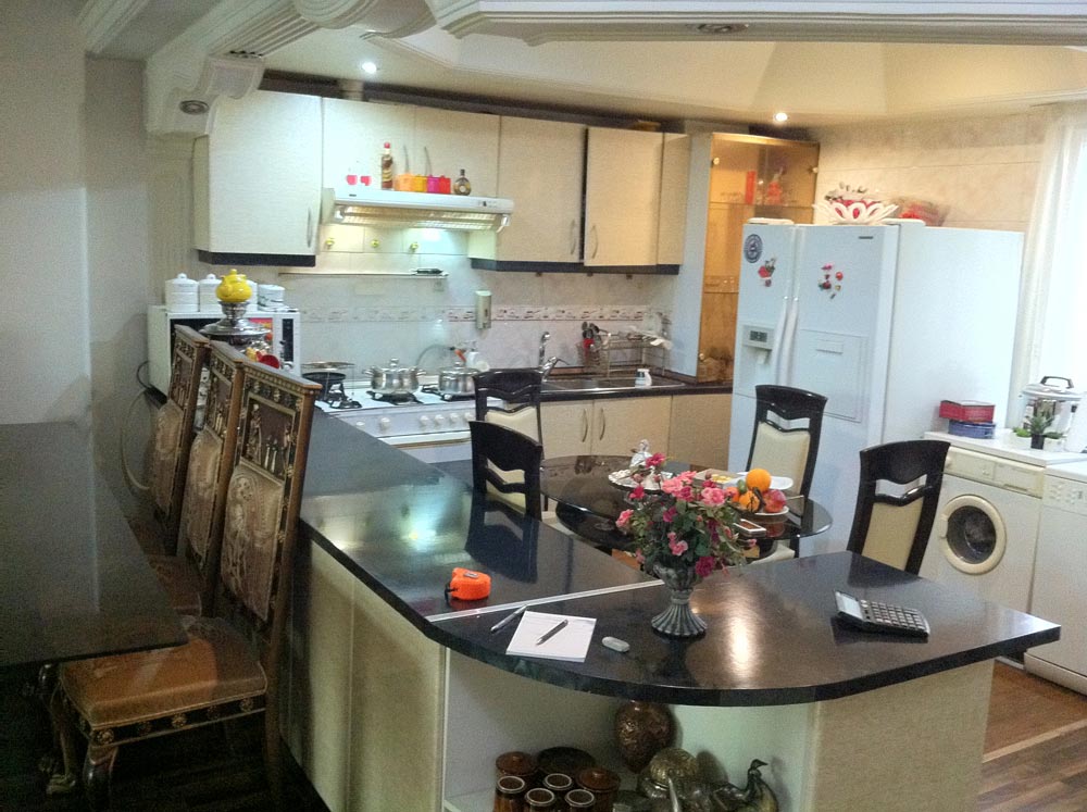 طراحی کابینت آشپزخانه خانم ابوحمزه