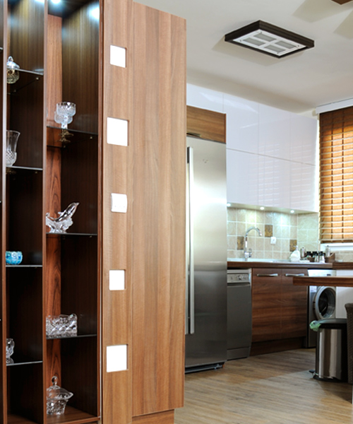 طراحی کابینت آشپزخانه خانم منزوی