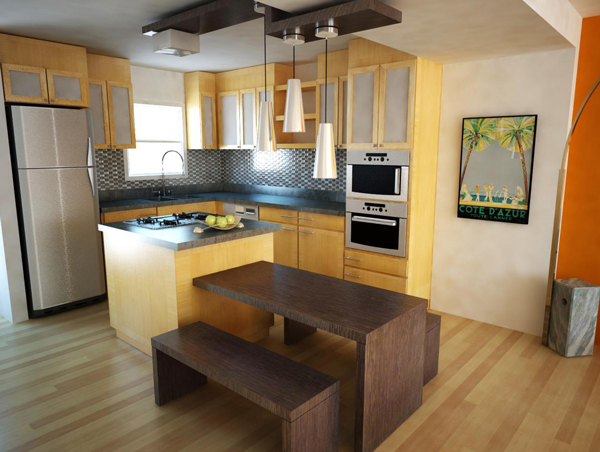 نکاتی برای طراحی کابینت آشپزخانه‌های کوچک